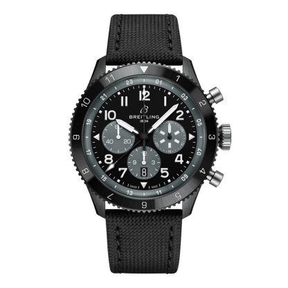 Breitling Super AVI B04 Chronograph GMT Mosquito Night Fighter 46mm herreur sort SB04451A1B1X1