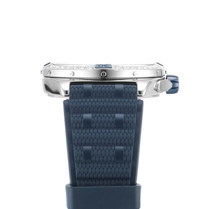 Breitling Super Chronomat Automatic 38 Blue Rubber Strap Watch A17356531C1S1 - Billede 5