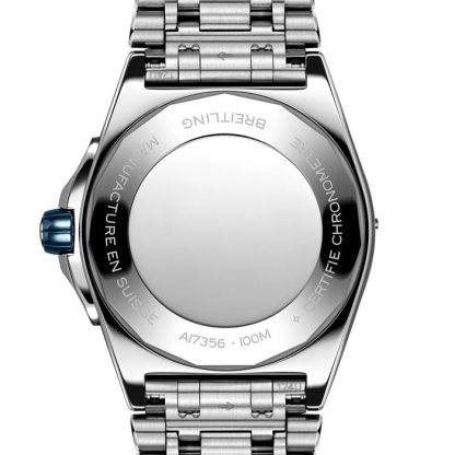 Breitling Super Chronomat Automatic 38 Blue Stainless Steel Bracelet Watch A17356531C1A1 - Billede 2