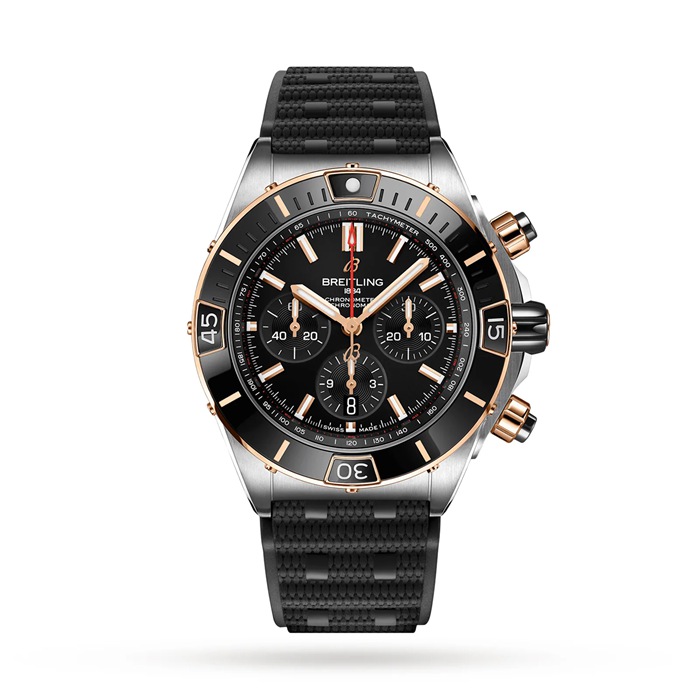 Breitling Super Chronomat B01 44 ur i rustfrit stål og 18k rødguld UB0136251B1S1