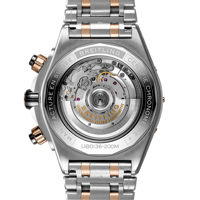 Breitling Super Chronomat B01 44 ur i rustfrit stål og 18k rødguld UB0136251B1U1 - Billede 4