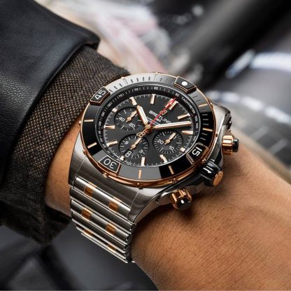 Breitling Super Chronomat B01 44 ur i rustfrit stål og 18k rødguld UB0136251B1U1 - Billede 5