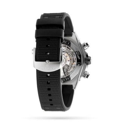 Breitling Super Chronomat B01 44 ur med gummirem i rustfrit stål AB0136251B1S1 - Billede 4
