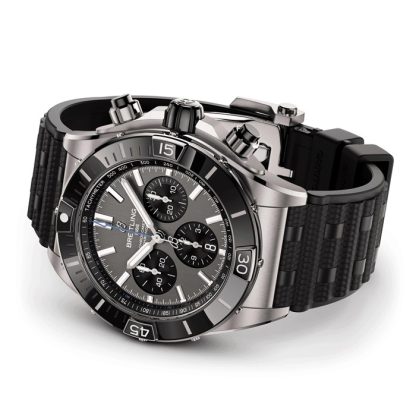 Breitling Super Chronomat B01 44mm herreur grå gummi EB0136251M1S1 - Billede 4