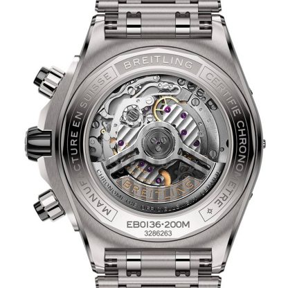 Breitling Super Chronomat B01 44mm herreur grå titanium EB0136251M1E1 - Billede 2
