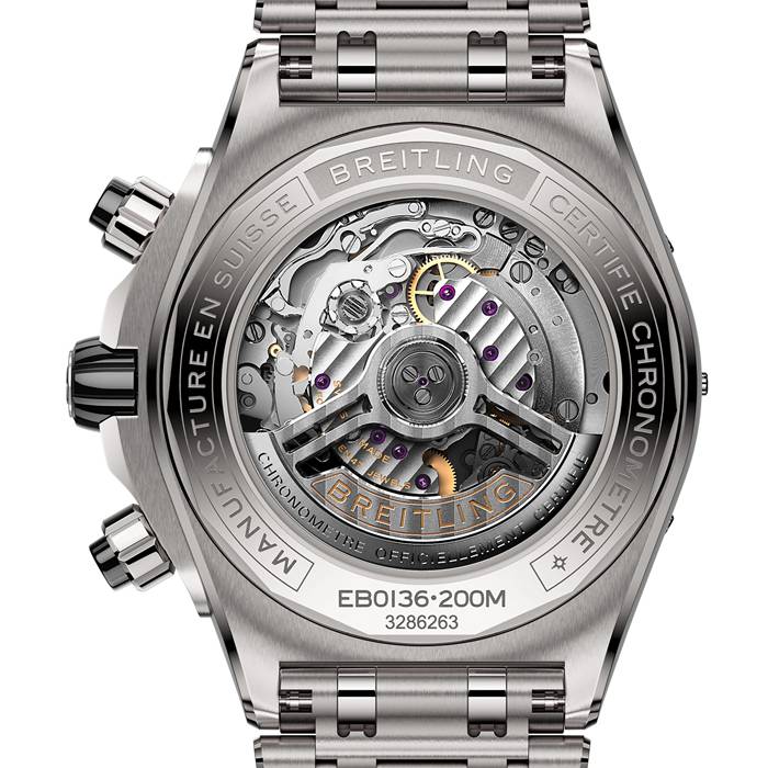 Breitling Super Chronomat B01 44mm herreur grå titanium EB0136251M1E1 - Billede 2