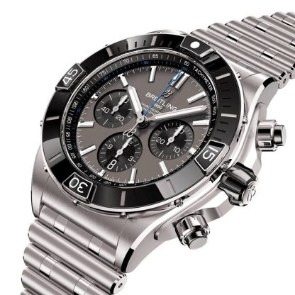 Breitling Super Chronomat B01 44mm herreur grå titanium EB0136251M1E1 - Billede 3