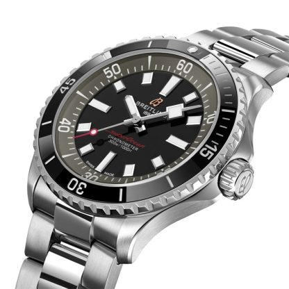 Breitling Superocean 42 mm UK Edition herreur grå rustfrit stål A173757A1B1A1 - Billede 2