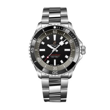 Breitling Superocean 42 mm UK Edition herreur grå rustfrit stål A173757A1B1A1