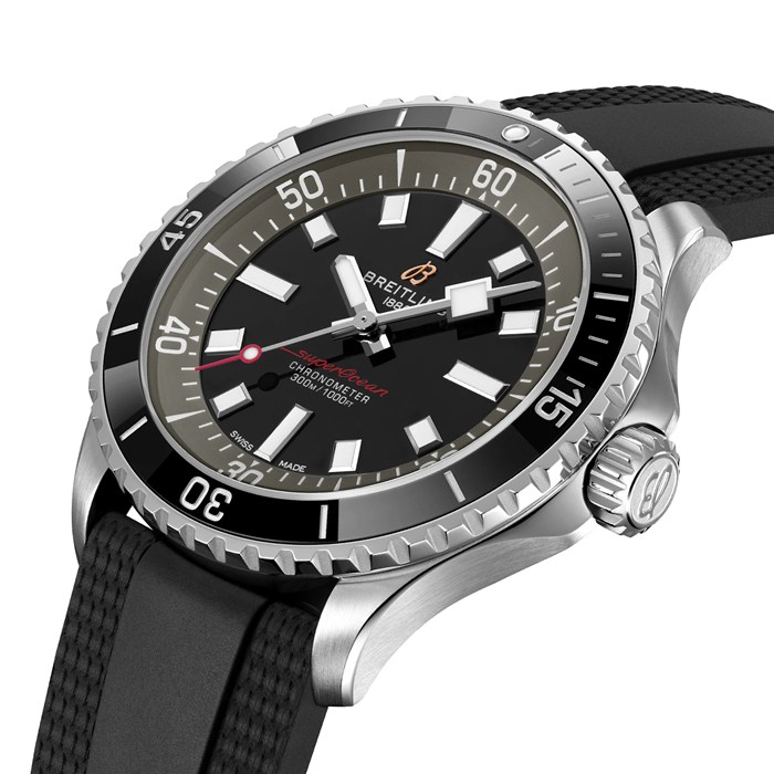 Breitling Superocean 42mm UK Edition herreur grå gummi A173757A1B1S1 - Billede 2