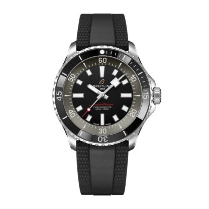 Breitling Superocean 42mm UK Edition herreur grå gummi A173757A1B1S1