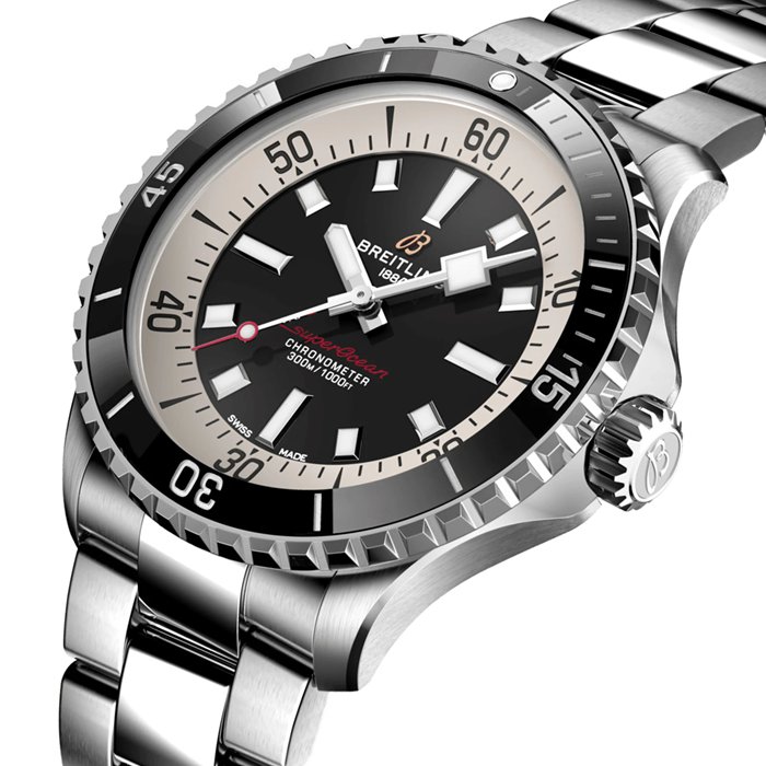 Breitling Superocean Automatic 42 ur i rustfrit stål A17375211B1A1 - Billede 3