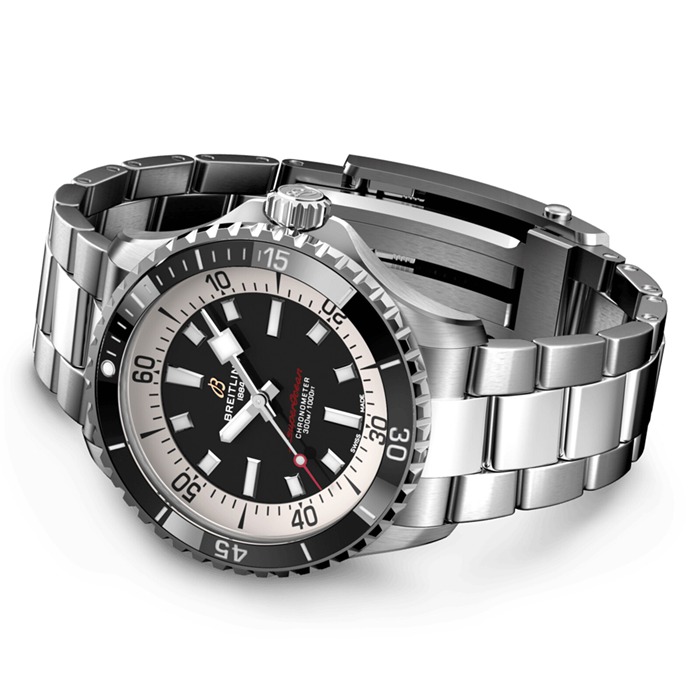Breitling Superocean Automatic 42 ur i rustfrit stål A17375211B1A1 - Billede 4
