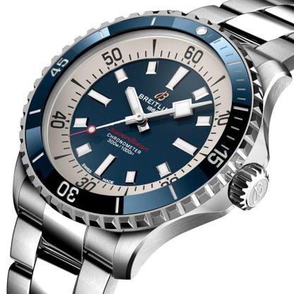 Breitling Superocean Automatic 42 ur i rustfrit stål A17375E71C1A1 - Billede 3