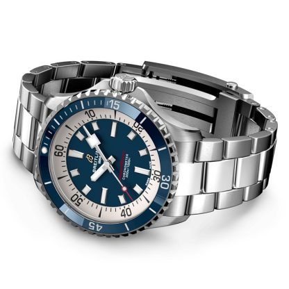 Breitling Superocean Automatic 42 ur i rustfrit stål A17375E71C1A1 - Billede 4