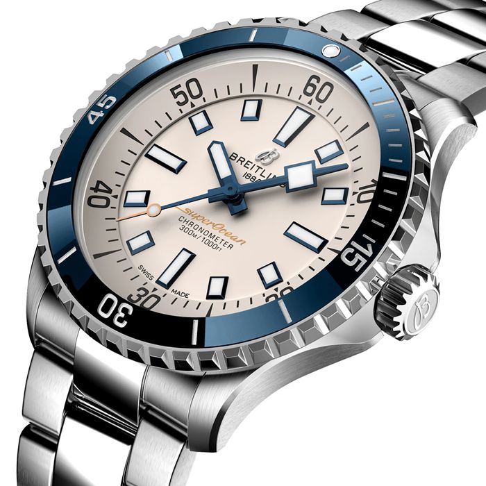 Breitling Superocean Automatic 42 ur i rustfrit stål A17375E71G1A1 - Billede 3