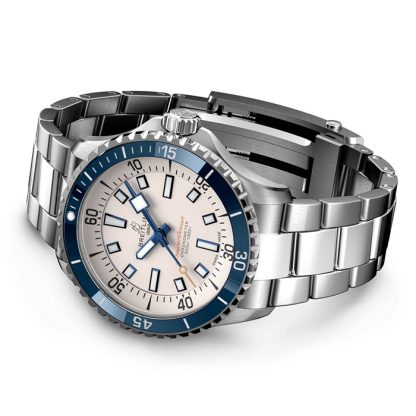 Breitling Superocean Automatic 42 ur i rustfrit stål A17375E71G1A1 - Billede 4
