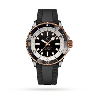 Breitling Superocean Automatic 42 ur i rustfrit stål og 18k rødguld U17375211B1S1