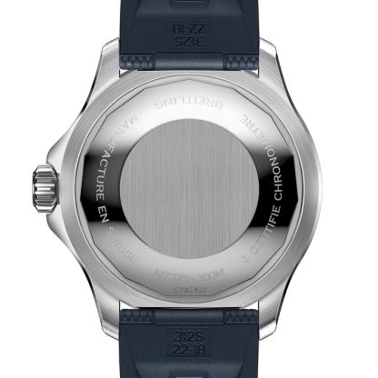 Breitling Superocean Automatic 42 ur med gummirem i rustfrit stål A17375E71C1S1 - Billede 2
