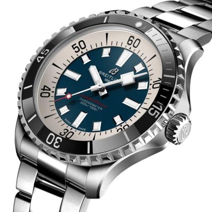 Breitling Superocean Automatic 44 Stainless Steel Blue Watch A17376211C1A1 - Billede 3