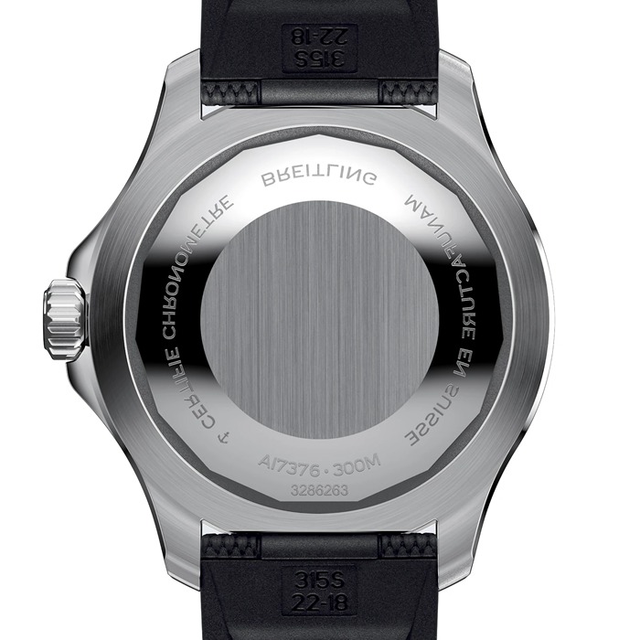 Breitling Superocean Automatic 44 ur med gummirem i rustfrit stål A17376211B1S1 - Billede 2