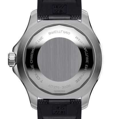 Breitling Superocean Automatic 44 ur med gummirem i rustfrit stål A17376211L2S1 - Billede 2