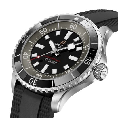 Breitling Superocean Automatic 44mm UK Edition herreur sort gummi A173765A1B1S1 - Billede 3