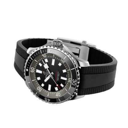 Breitling Superocean Automatic 44mm UK Edition herreur sort gummi A173765A1B1S1 - Billede 4
