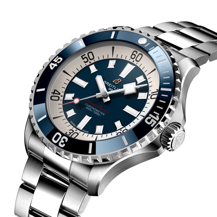 Breitling Superocean Automatic 46 ur i rustfrit stål A17378E71C1A1 - Billede 2