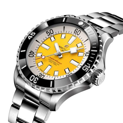 Breitling Superocean Automatic Code Yellow UK Edition 46mm Herreur Gul A173781A1I1A1 - Billede 3