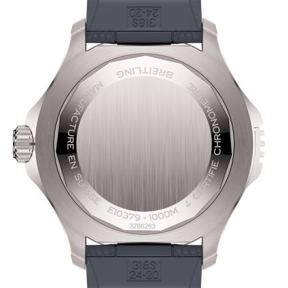 Breitling Superocean Automatic Super Diver 46 mm herreur sort gummi E10379351B1S1 - Billede 4