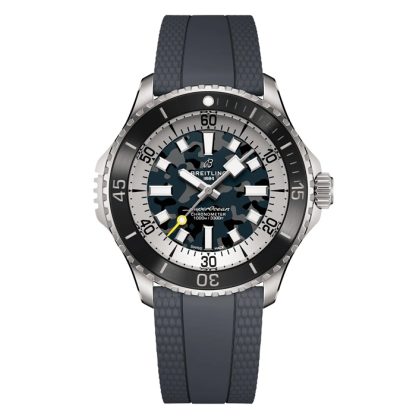 Breitling Superocean Automatic Super Diver 46 mm herreur sort gummi E10379351B1S1