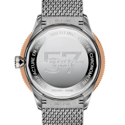 Breitling Superocean Heritage '57 Highlands Capsule 38 mm herreur gul 2 remme U10340281I1A1 - Billede 2