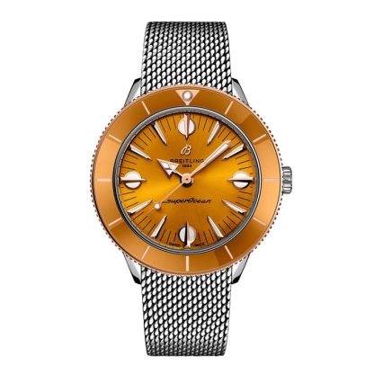 Breitling Superocean Heritage '57 Highlands Capsule 38 mm herreur gul 2 remme U10340281I1A1