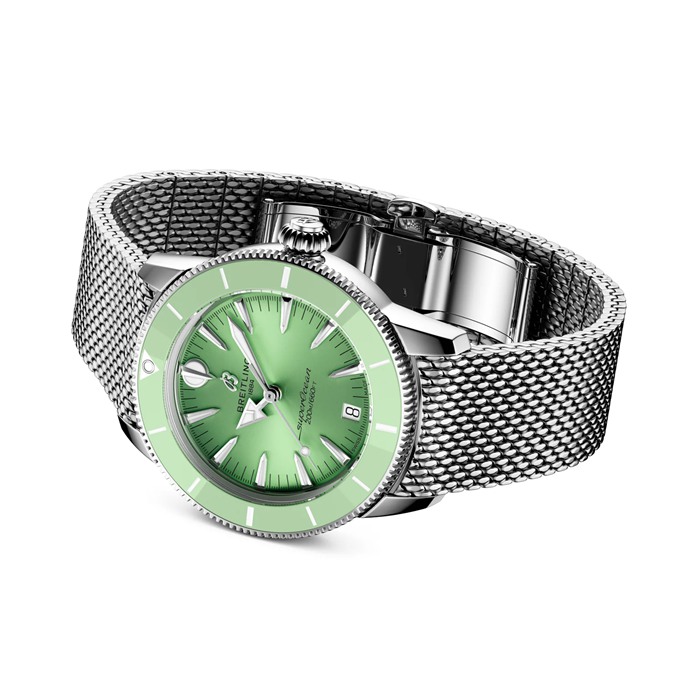 Breitling Superocean Heritage Automatic 36mm Unisex Watch Green A10390361L1A1 - Billede 4