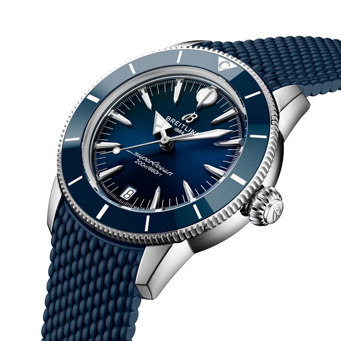Breitling Superocean Heritage Automatic 36mm Unisex-ur Blå gummi A10390161C1S1 - Billede 3