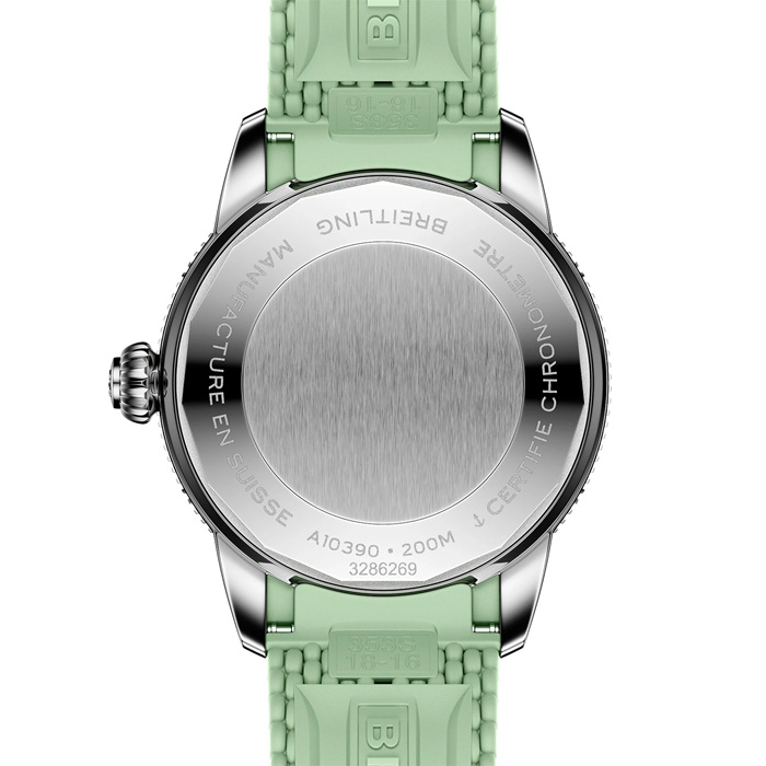 Breitling Superocean Heritage Automatic 36mm Unisex-ur Grønt gummi A10390361L1S1 - Billede 2
