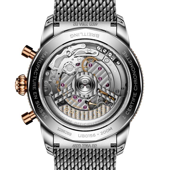 Breitling Superocean Heritage B01 Chronograph 42mm Herreur Sort UB0156H11B1A1 - Billede 2