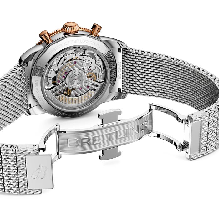 Breitling Superocean Heritage B01 Chronograph 42mm Herreur Sort UB0156H11B1A1 - Billede 5