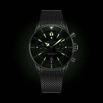 Breitling Superocean Heritage B01 Chronograph 42mm herreur Grøn AB0156361L1A1 - Billede 5