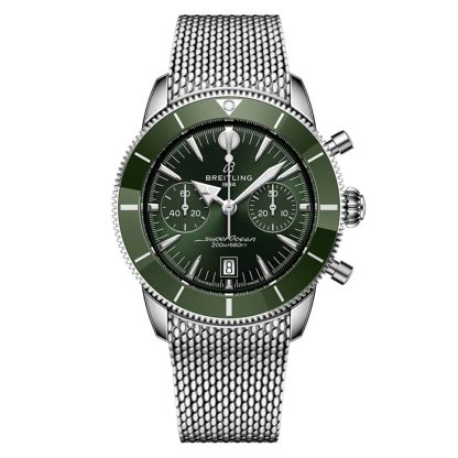 Breitling Superocean Heritage B01 Chronograph 42mm herreur Grøn AB0156361L1A1