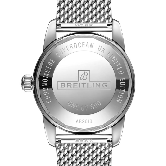 Breitling Superocean Heritage B20 Automatic 42mm UK Edition herreur grå rustfrit stål AB20102B1B1A1 - Billede 4