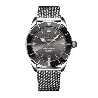 Breitling Superocean Heritage B20 Automatic 42mm UK Edition herreur grå rustfrit stål AB20102B1B1A1