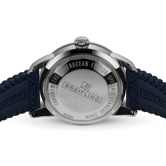 Breitling Superocean Heritage B20 Automatic 44 rustfrit stål gummirem ur AB2030161C1S1 - Billede 4