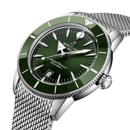 Breitling Superocean Heritage B31 Automatic 44mm herreur Grøn AB3112361L1A1 - Billede 3
