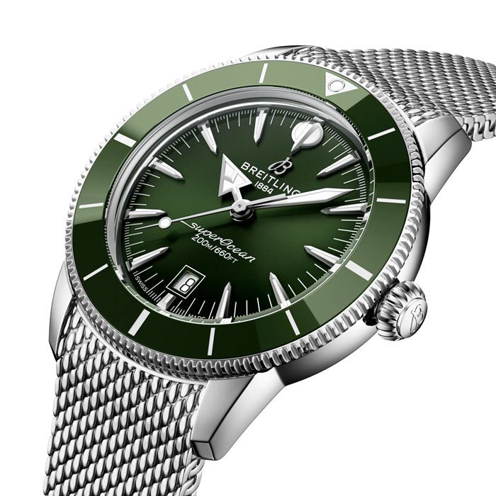 Breitling Superocean Heritage B31 Automatic 44mm herreur Grøn AB3112361L1A1 - Billede 3