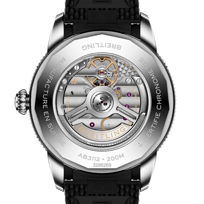 Breitling Superocean Heritage B31 Automatic 44mm herreur sort gummi AB3112241B1S1 - Billede 2