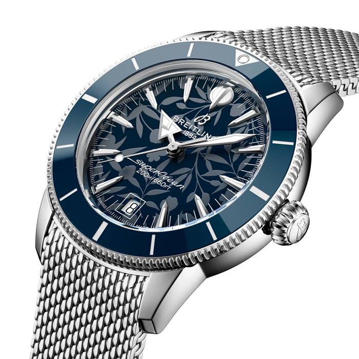 Breitling Superocean Heritage B31 Automatic Kelly Slater Limited Edition 40mm herreur blå AB31101A1C1A1 - Billede 3