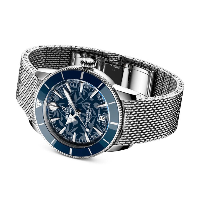 Breitling Superocean Heritage B31 Automatic Kelly Slater Limited Edition 40mm herreur blå AB31101A1C1A1 - Billede 4