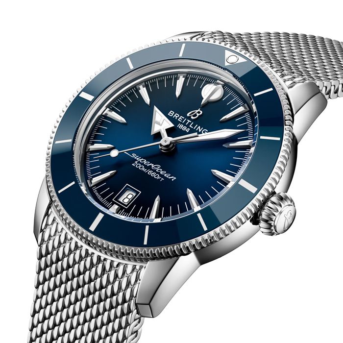 Breitling Superocean Heritage B31 Automatisk 42mm Herreur Blå AB3111161C1A1 - Billede 3